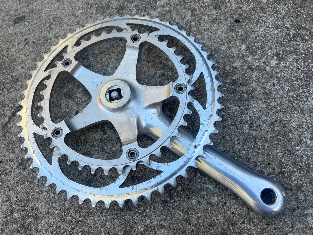 Campagnolo Chorus 8 Speed 172.5mm 53/39T Double Vintage Road Campy Crankset