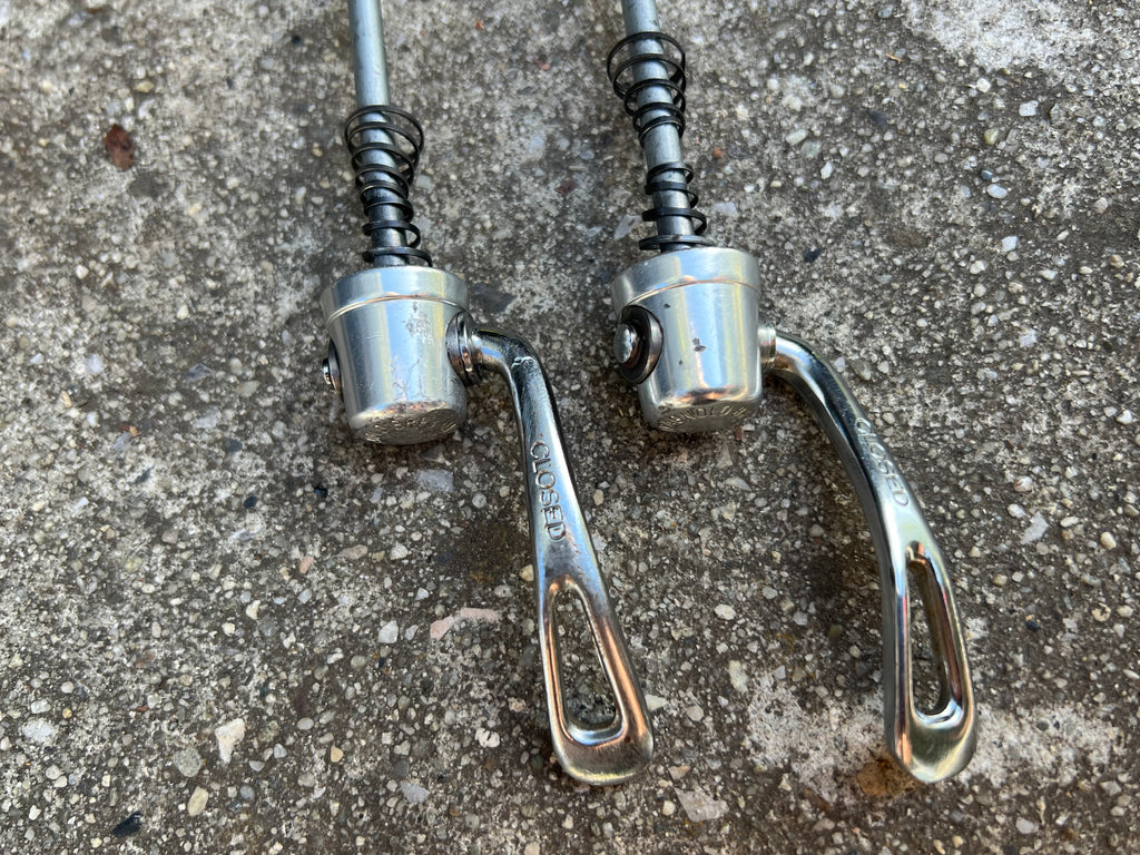 Campagnolo Record Chorus Shamal 100/130mm Skewers Quick Release 9/10 Speed 2000’s