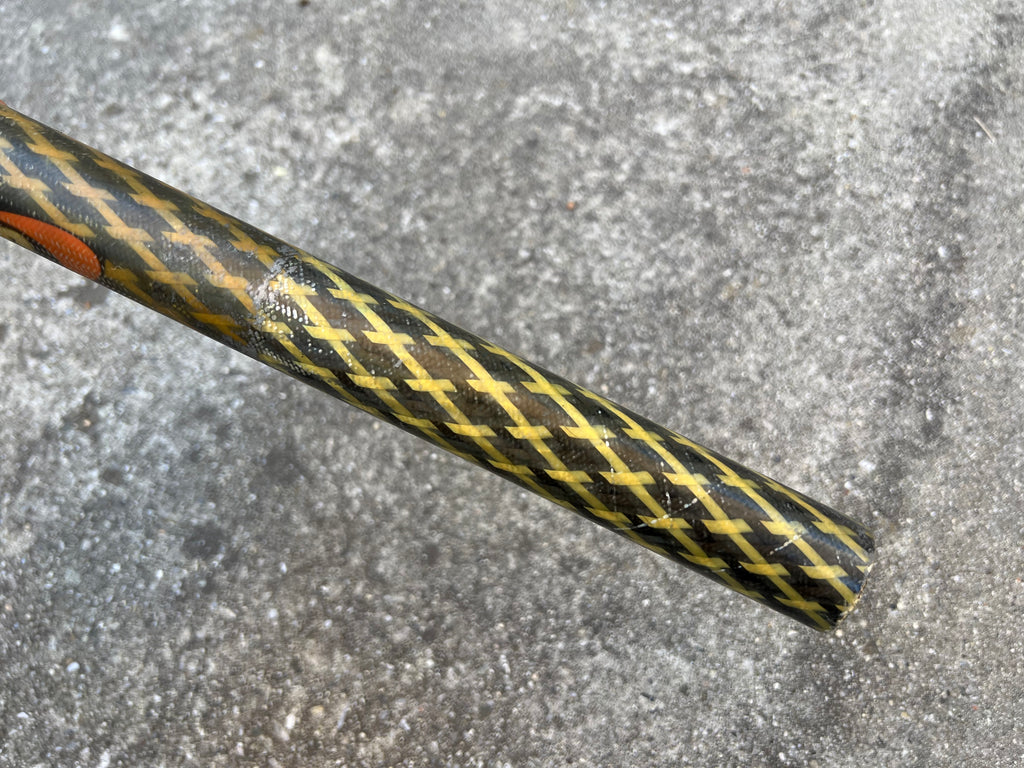 LP Composites 31.6x340mm Carbon Seatpost Vintage MTB Yellow Weave