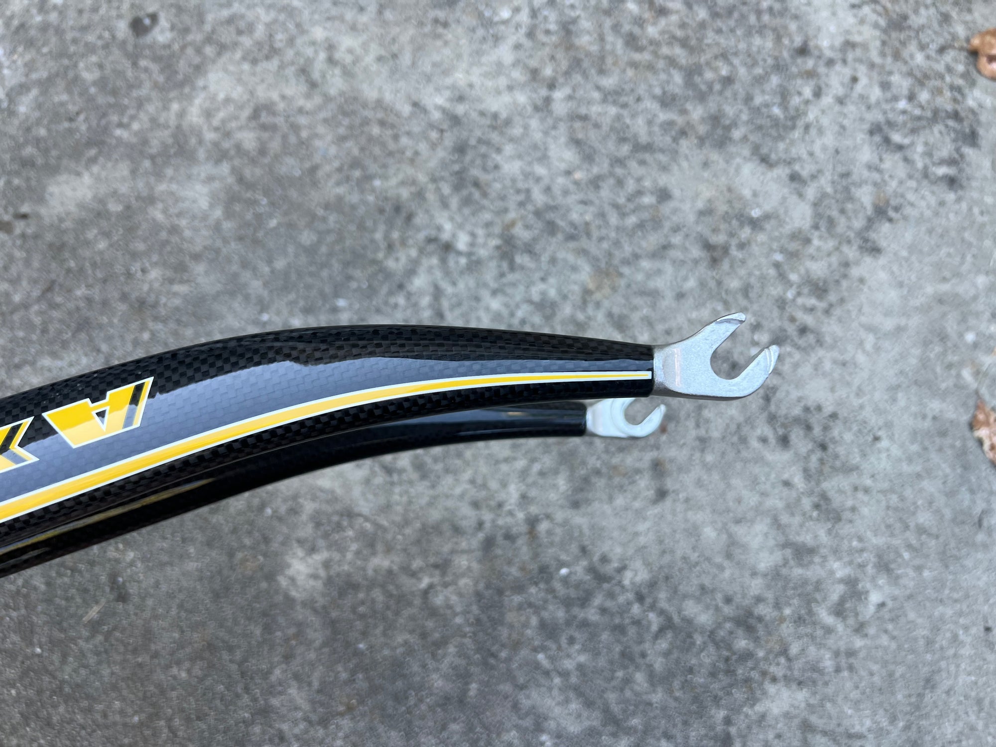 NOS Forte Axis 700c Carbon Fork 1” Steerer 12” Long Black Gold Road Bike