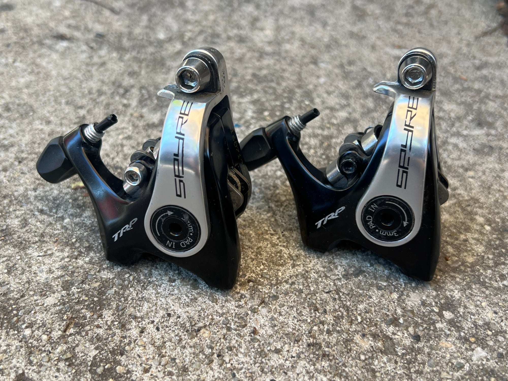 TRP Spyre Mechanical Flat Mount Disc Brake Set Brakes Road Gravel Bike Pair
