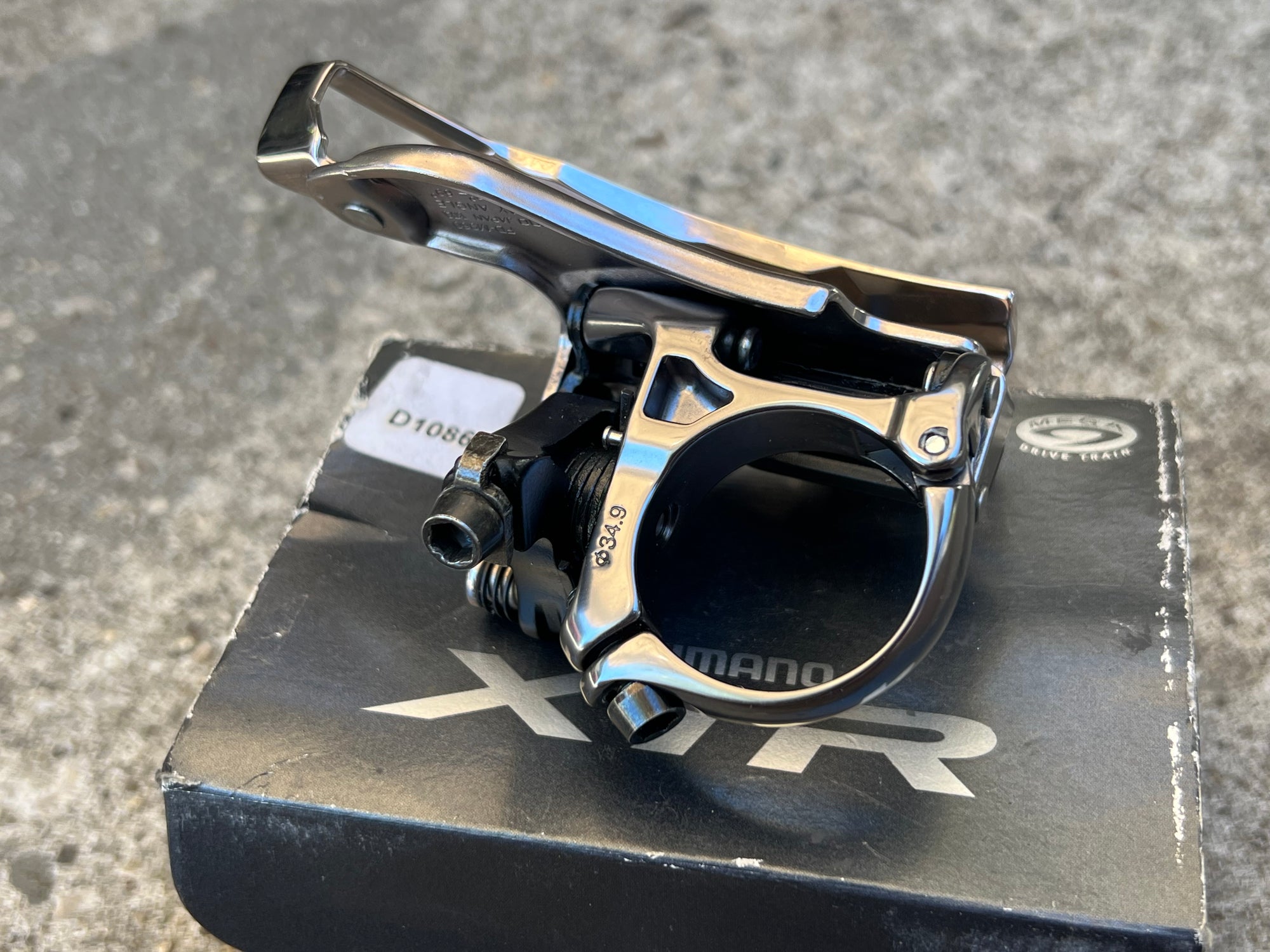 NOS Shimano XTR FD-M960 34.9mm Top Pull Front Derailleur Triple Vintage MTB