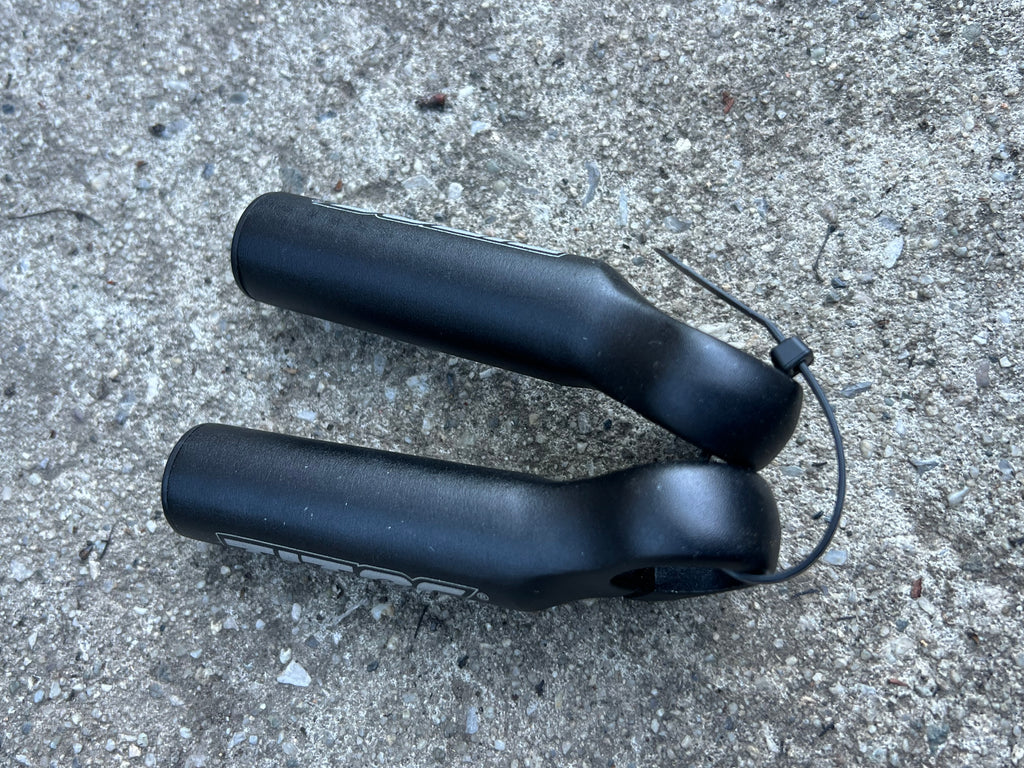 Titec Short Bar Ends Black Vintage MTB Mountain Bike Gravel XC