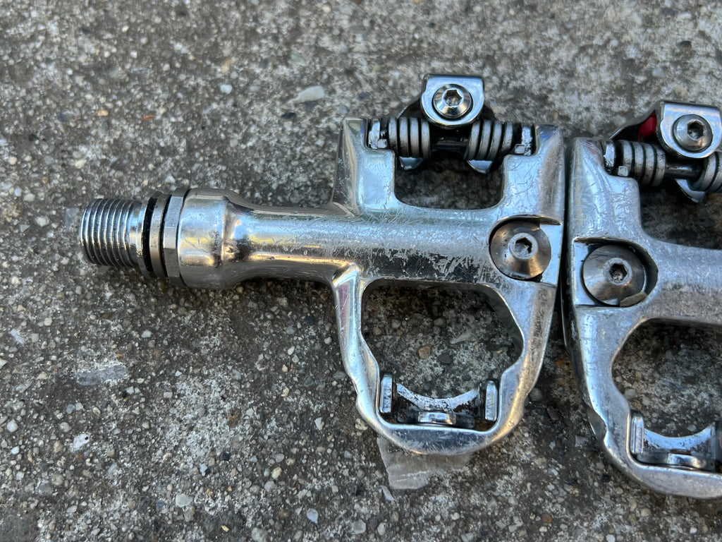 Shimano Dura Ace PD-7700 SPD-R Clipless Pedals Road Bike Silver DA