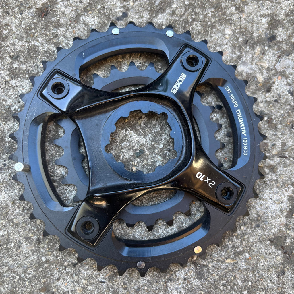 SRAM 3 Bolt Direct Mount 2x10 39/26T 120 BCD Chainring Spider and Rings MTB Mountain Bike