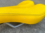 Brompton Yellow Comfort Saddle Folding Bike Commuter Hollow Cr-Mo Rails Hybrid