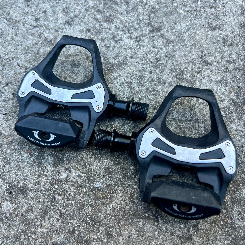 Shimano 105 PD-5800 SPD-SL Pedals Road Bike Cycling Touring Black Triathlon