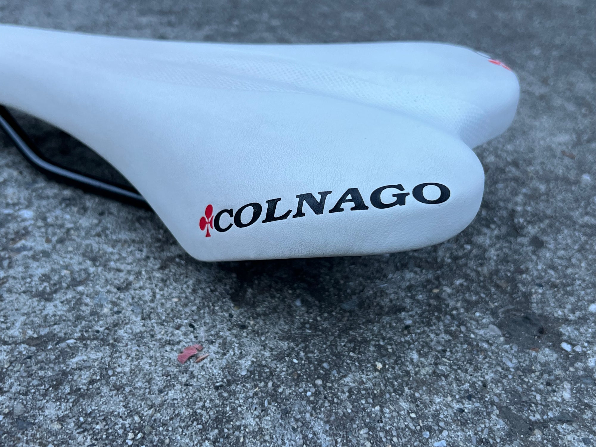 Colnago X1 Saddle 285x130mm Road Bike Racing White Italy Vintage Italian