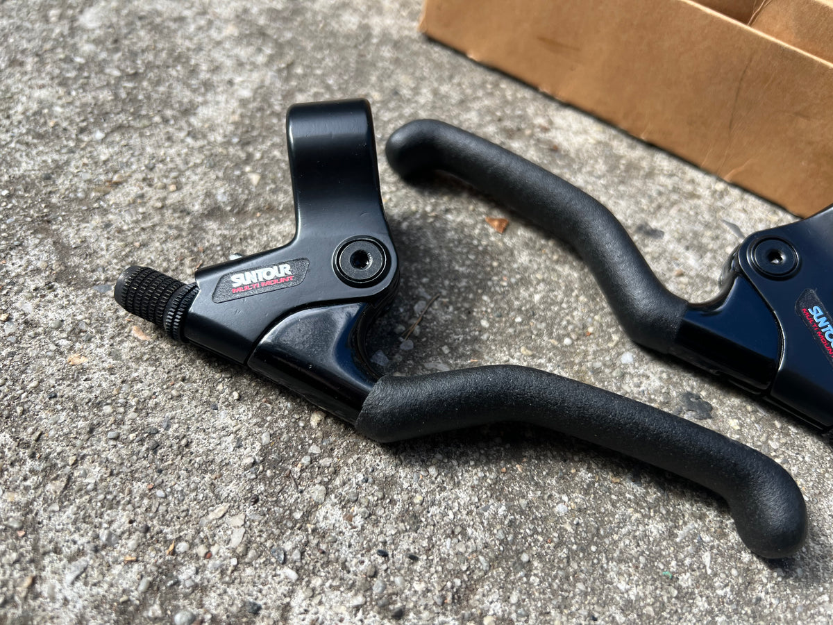 NOS Suntour XC PRO Comp Cantilever MTB Black Brake Levers