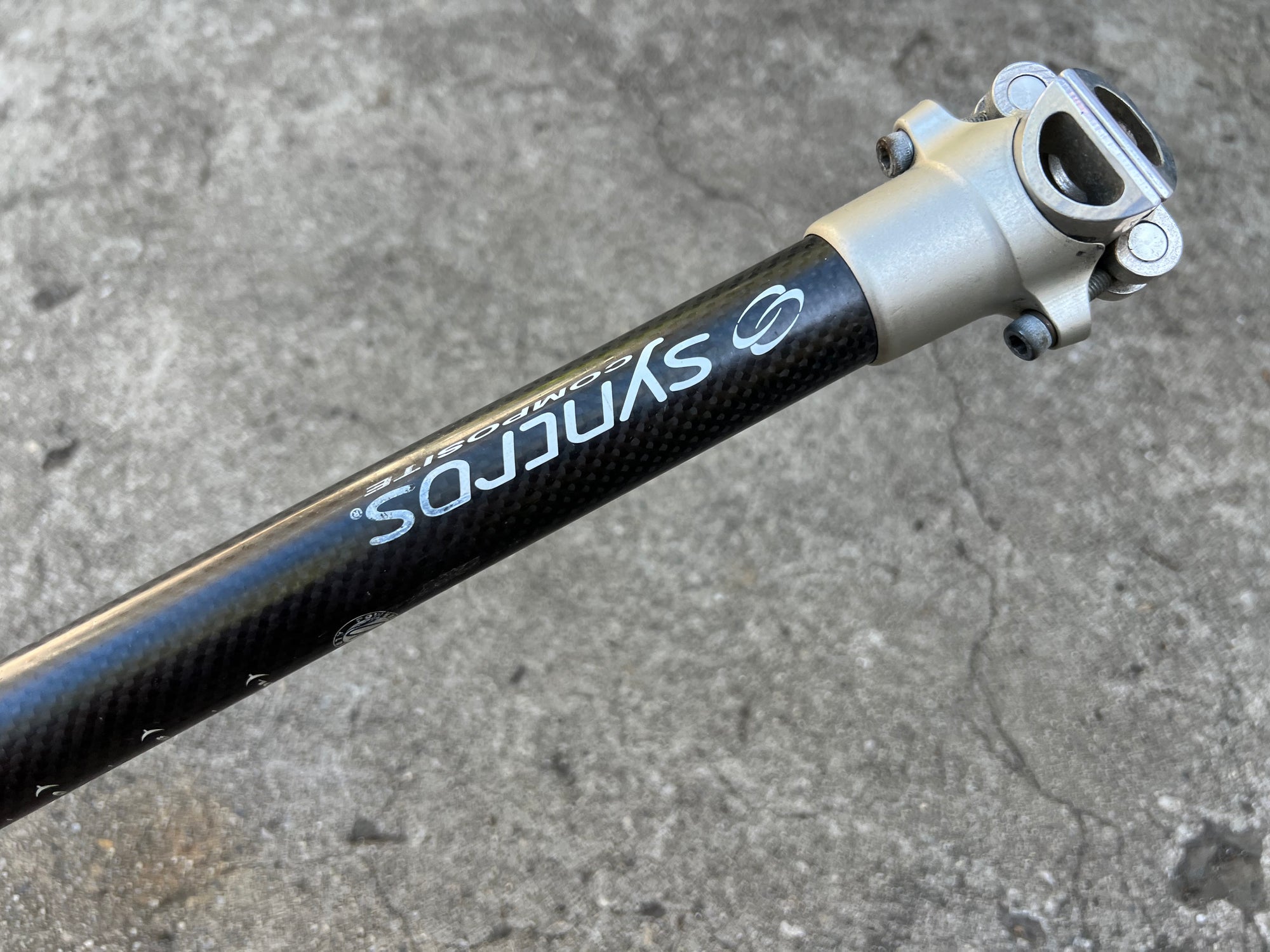 Syncros Composite Carbon Seatpost 27.2x350 Vintage Road MTB Mountain Bike Black