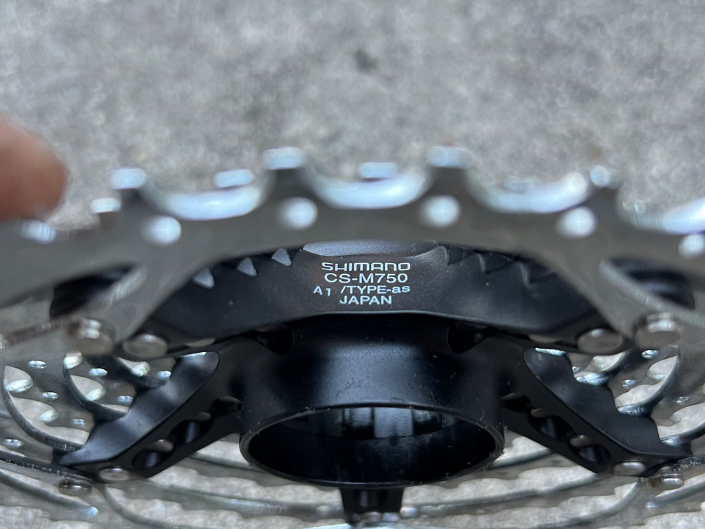 NOS Shimano Deore XT CS-M750 11-34T 9 Speed Cassette Vintage MTB Mountain Bike