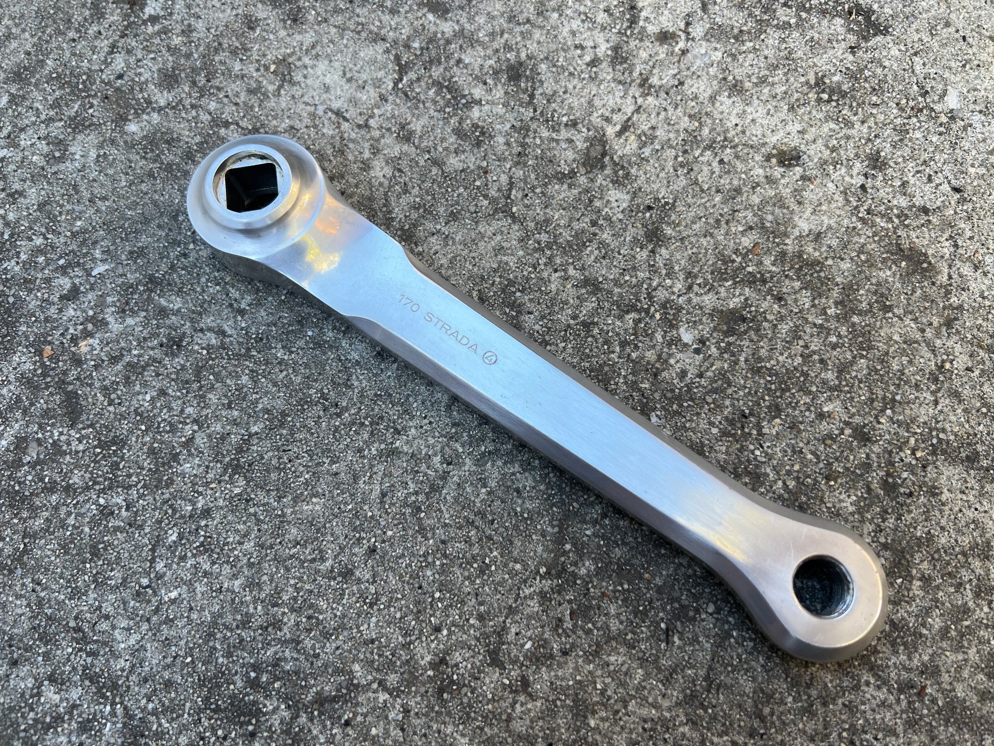 Campagnolo Record 170mm 53/42T 144 BCD Strada Crankset Double Vintage Road Campy