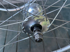 Miche Track Wheelset 100/120mm 700c Clincher Vintage Silver Fixed Gear High Flange 7