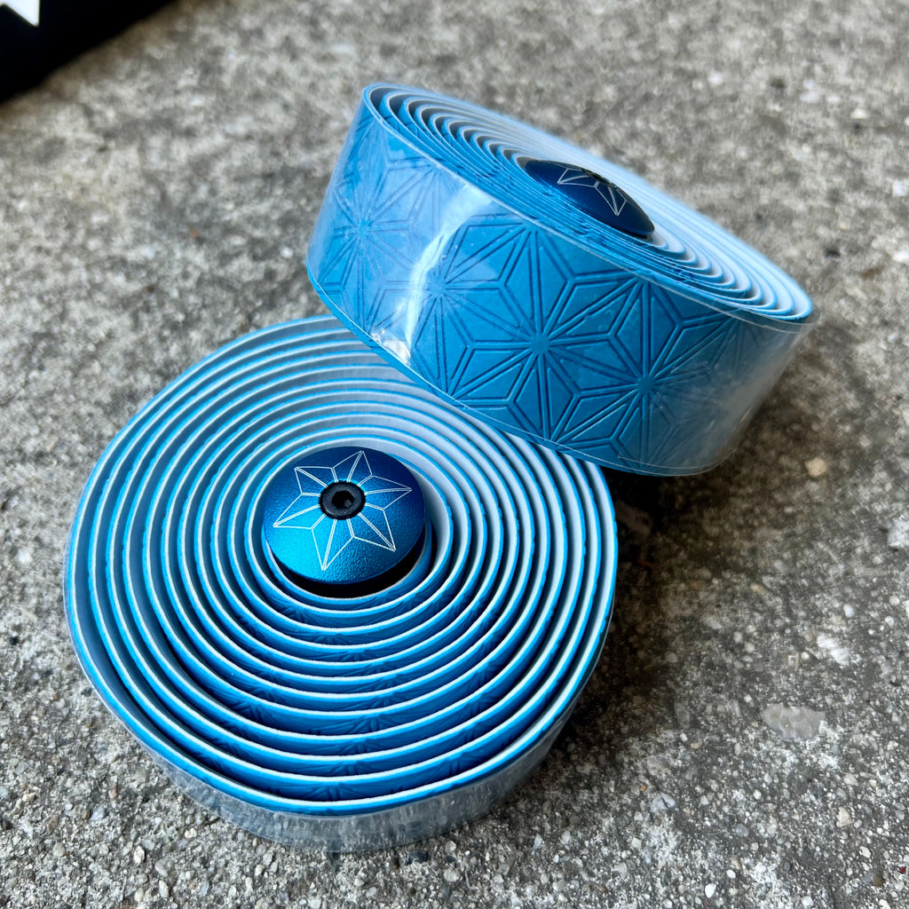 Supacaz Neon Blue Super Sticky Kush Bar Tape Road Gravel Bike Drop Bar