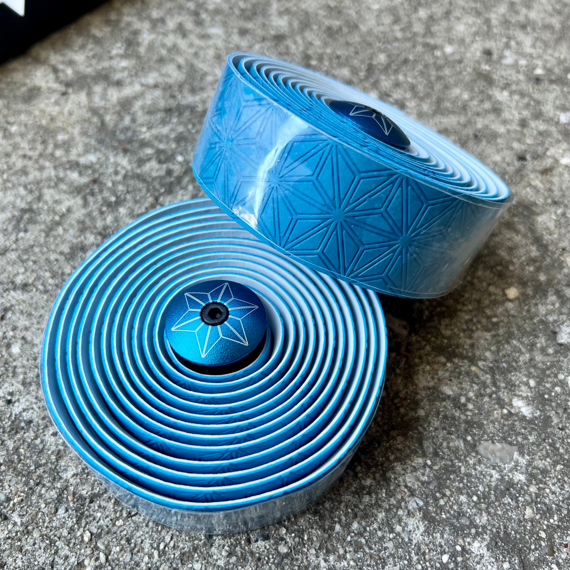 Supacaz Neon Blue Super Sticky Kush Bar Tape Road Gravel Bike Drop Bar