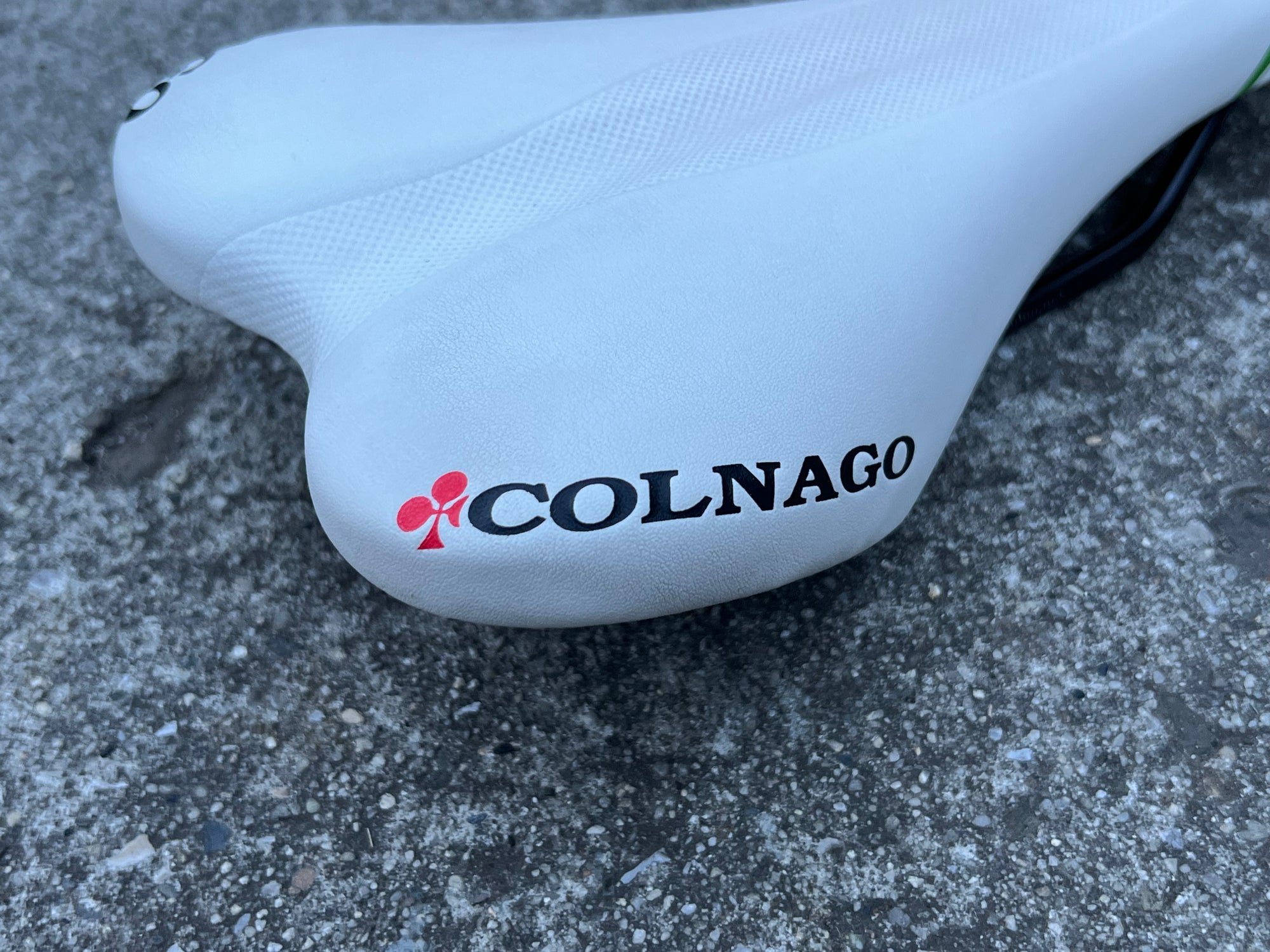 Colnago X1 Saddle 285x130mm Road Bike Racing White Italy Vintage Italian