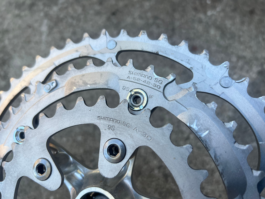 MINT Shimano Ultegra FC-6503 170mm 30-42-52 Triple Road 9 Speed Crankset Octalink