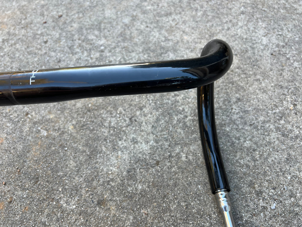 Used Thomson 31.8x440mm Carbon Drop Bars Black Road Bike 196g-Bicycle Bin
