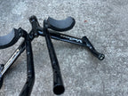 Vision TriMax 1” Threadless Triathlon Bars Cockpit Black Vintage Road Bike