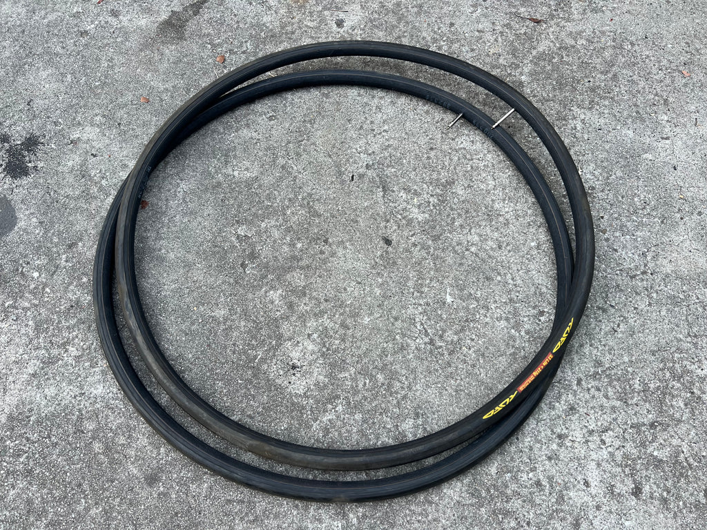 NOS TUFO S3 Lite 215g 700x21c Tubular Tires Vintage Road Black