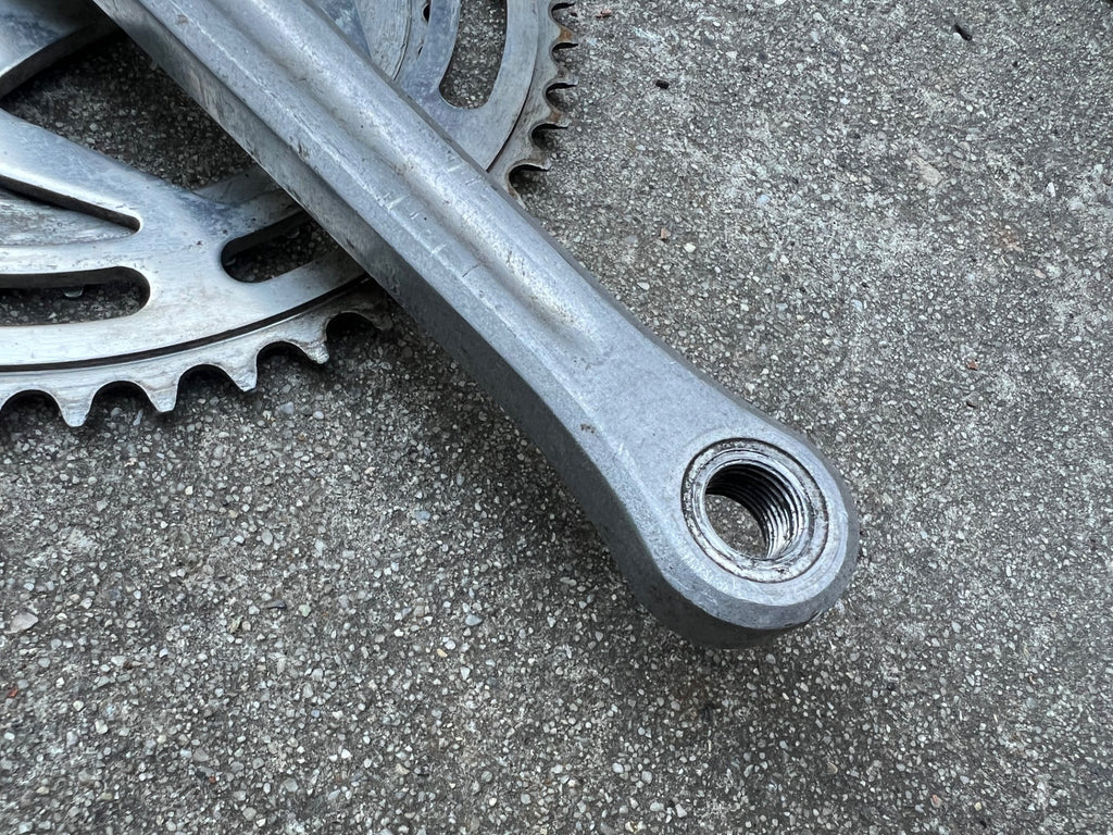 Used SR Melt Forged Crankset 3 Bolt 39/52 Double Vintage Road Bike Touring-Bicycle Bin