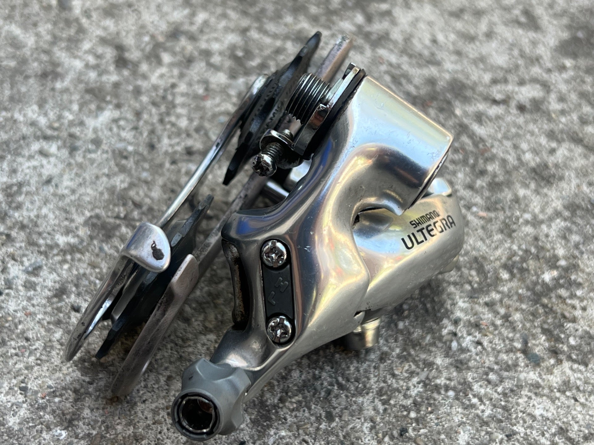 Shimano Ultegra RD-6500 9 Speed Short Cage Rear Derailleur Silver Road Vintage  - Image 10