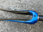 Used Orbea Carbon Fork 700c 1 1/8” 10in Threadless Steerer Fiber Blue Black Road Bike-Bicycle Bin