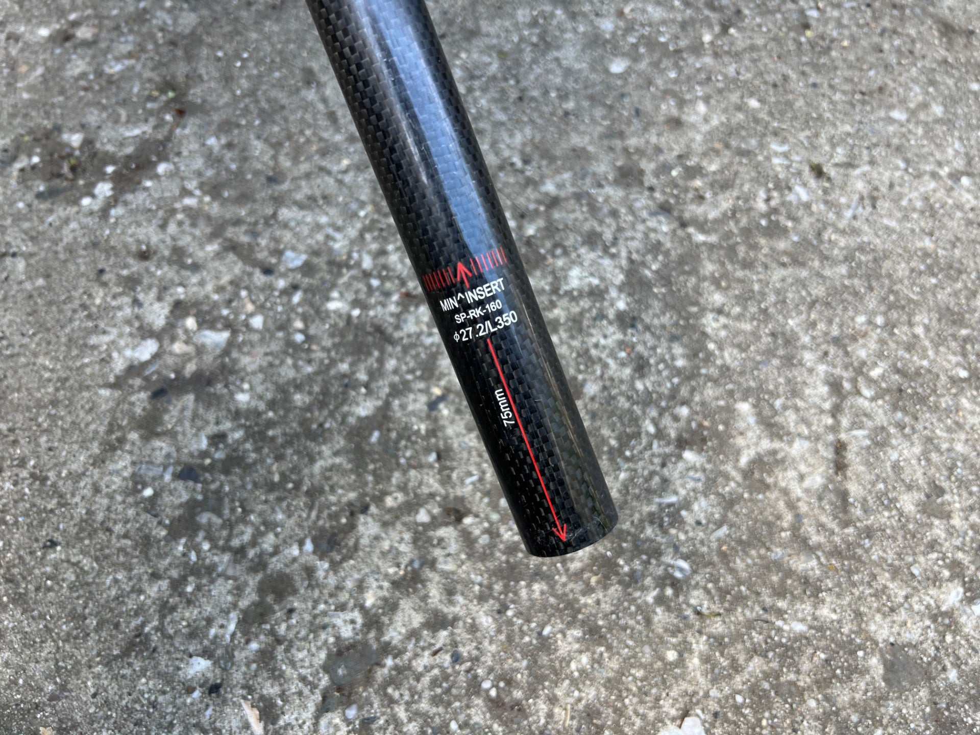 NICE FSA K-Force Light SB25 Carbon Seatpost 27.2x350mm Road Bike Black Racing  - Image 12