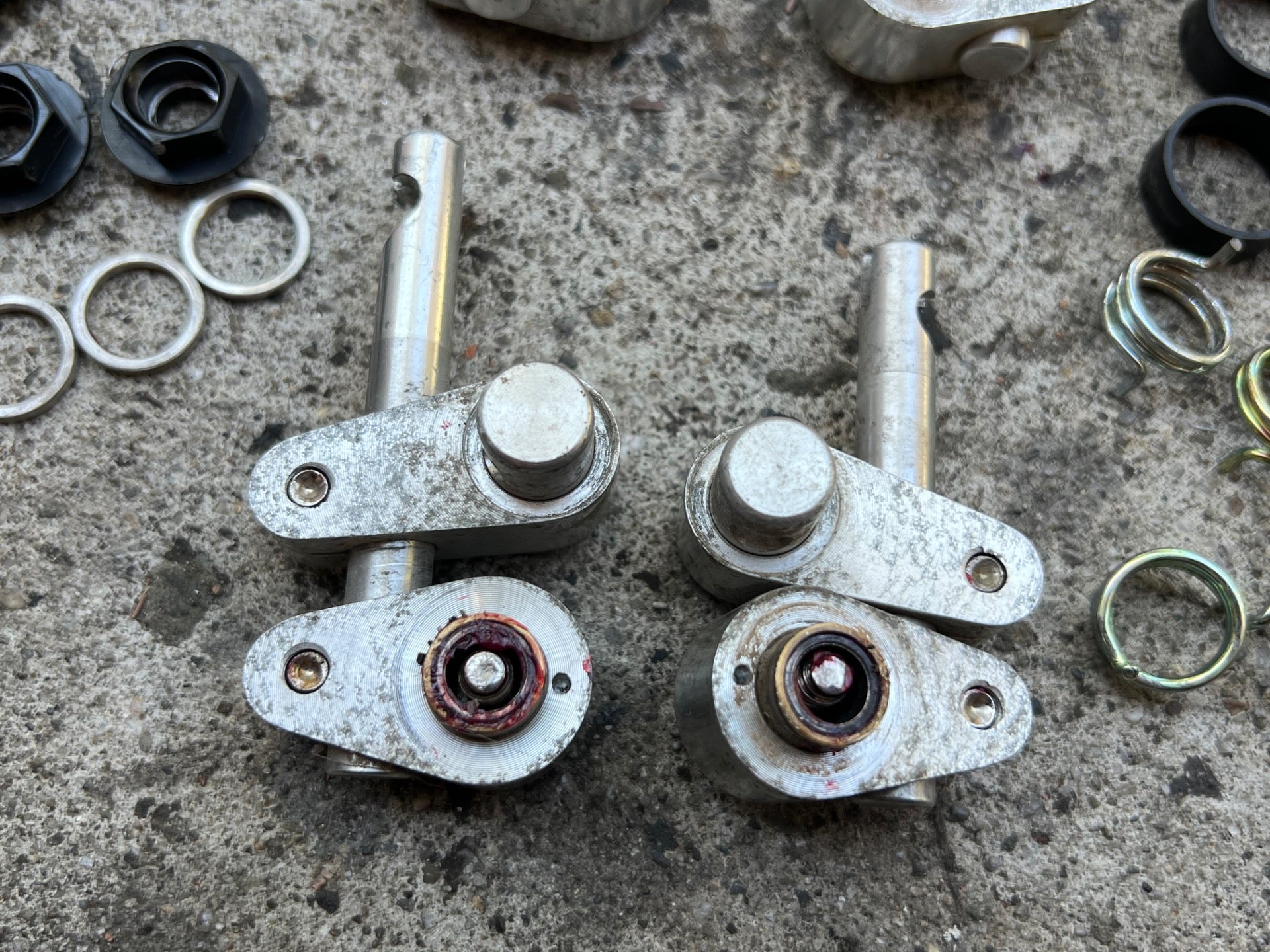 CRACKED Onza HO High Output Cantilver Brakes Vintage Retro Mountain Bike Silver  - Image 13