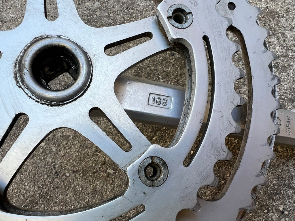 SR Apex 165mm Drive Side Right Crank Arm Vintage Road Touring Bike 40/52 Rings  - Image 9
