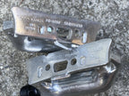 Used Shimano PD-A550 Toe Clip Pedals Vintage Road Retro Bike Eroica Silver Alloy-Bicycle Bin