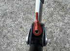 Used Girvin Flexstem 135mm 25.4mm 1” Steerer Vintage MTB Retro Black Silver Quill-Bicycle Bin