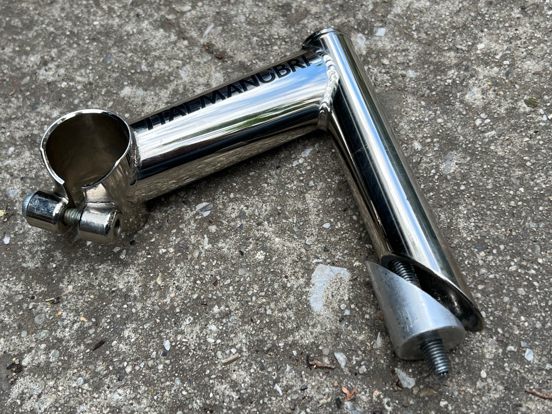 ITM Eclypse 100x26.0mm Steel Quill Stem 1” Chrome Vintage Retro Road Italmanubri - Image 12