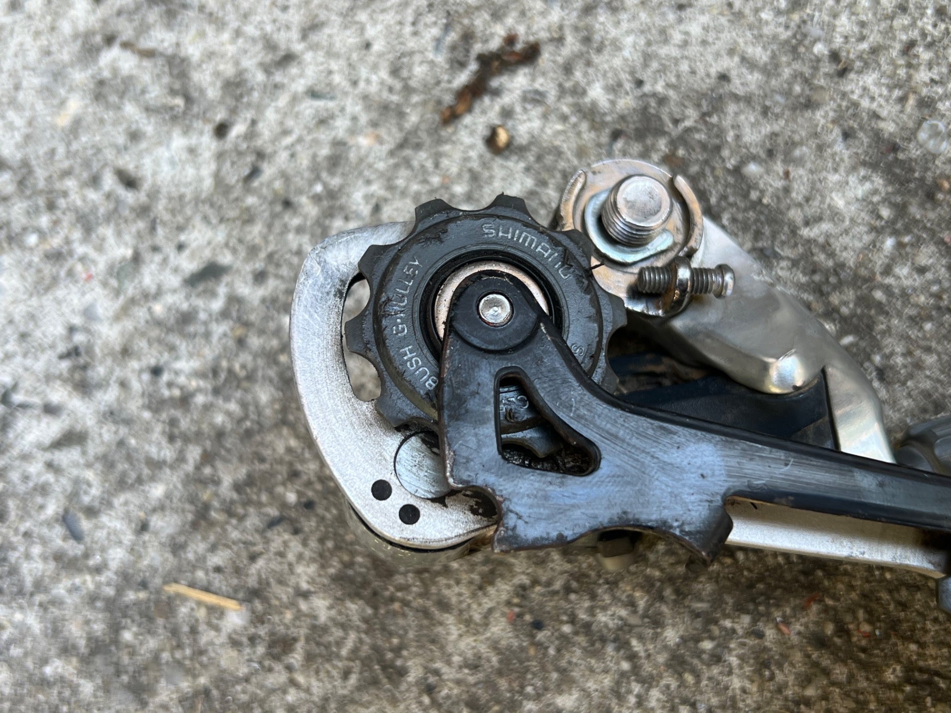 Shimano Deore XT RD-M739 8 Speed Rear Derailleur Long Cage Vintage MTB Mountain  - Image 9