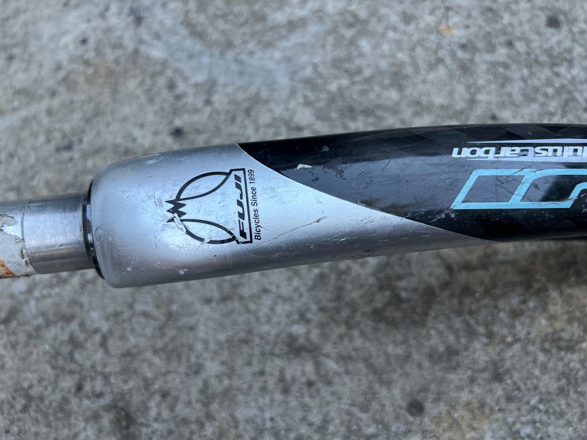 Fuji Carbon Fork 1 1/8” Threadless Steerer 9.25” Silver Black Road Bike Racing - Image 13