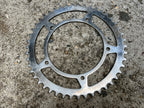 Used Stronglight 46/53T Chainring Set Vintage Aluminum 122/50.4 BCD Touring Retro-Bicycle Bin