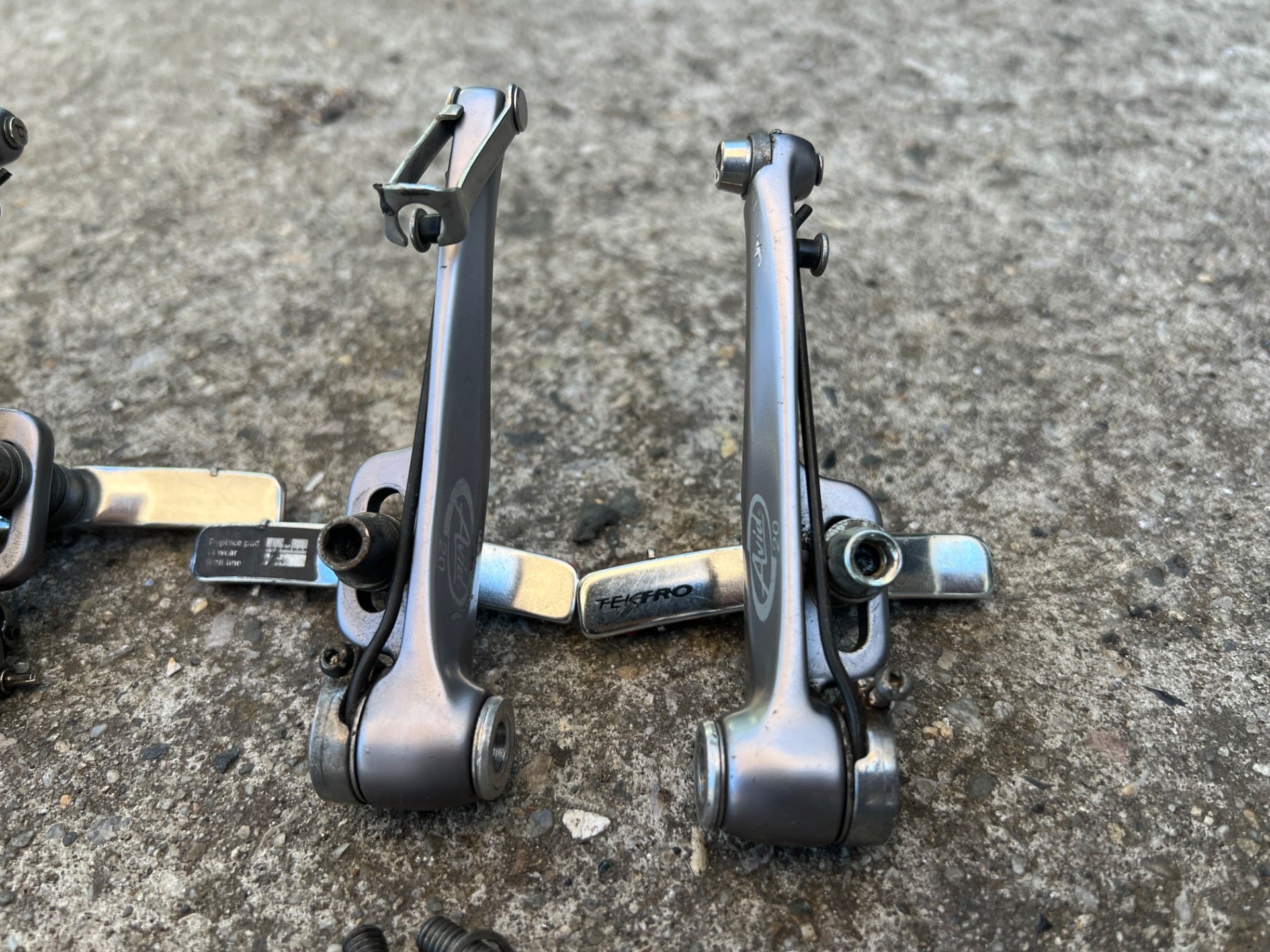 Avid 2.0 Brake Set V Brakes Vintage MTB Mountain Bike XC Gray Retro  - Image 9