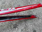 Used Trek RXL Bontrager 1 1/8” Tapered Carbon Fork Red White Aluminum Road Bike Race-Bicycle Bin