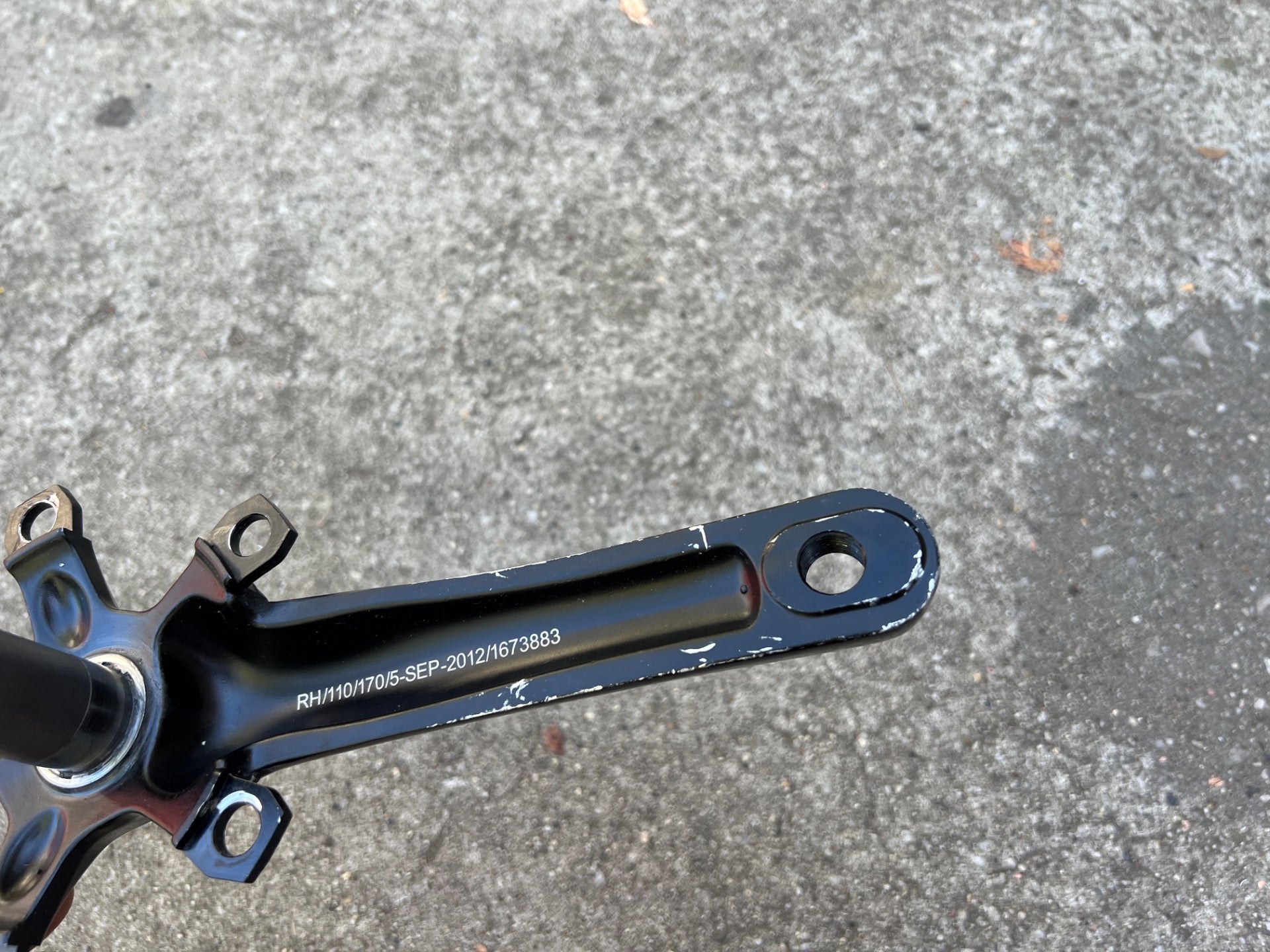 Oval Concepts 730 Crank Arms Cranks 170mm 110 BCD 5 Bolt Road Gravel Bike Black - Image 14