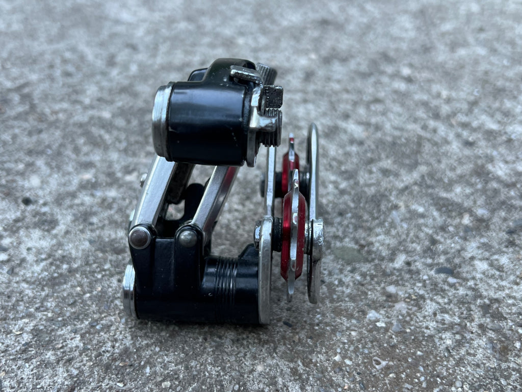 Used Shimano Crane Rear Derailleur Short Cage 5 Speed Black Vintage Road Bullseye-Bicycle Bin