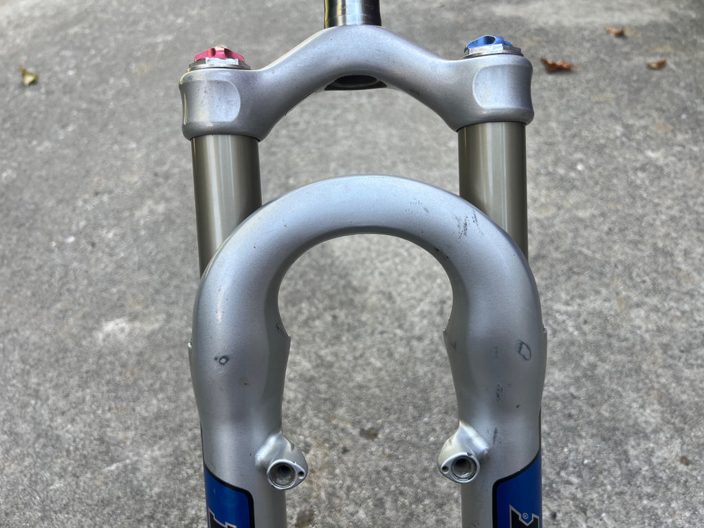 SERVICED FOX F80X 8” 1 1/8” Threadless Fork Terra Logic Disc V Brake Fork MTB   - Image 15
