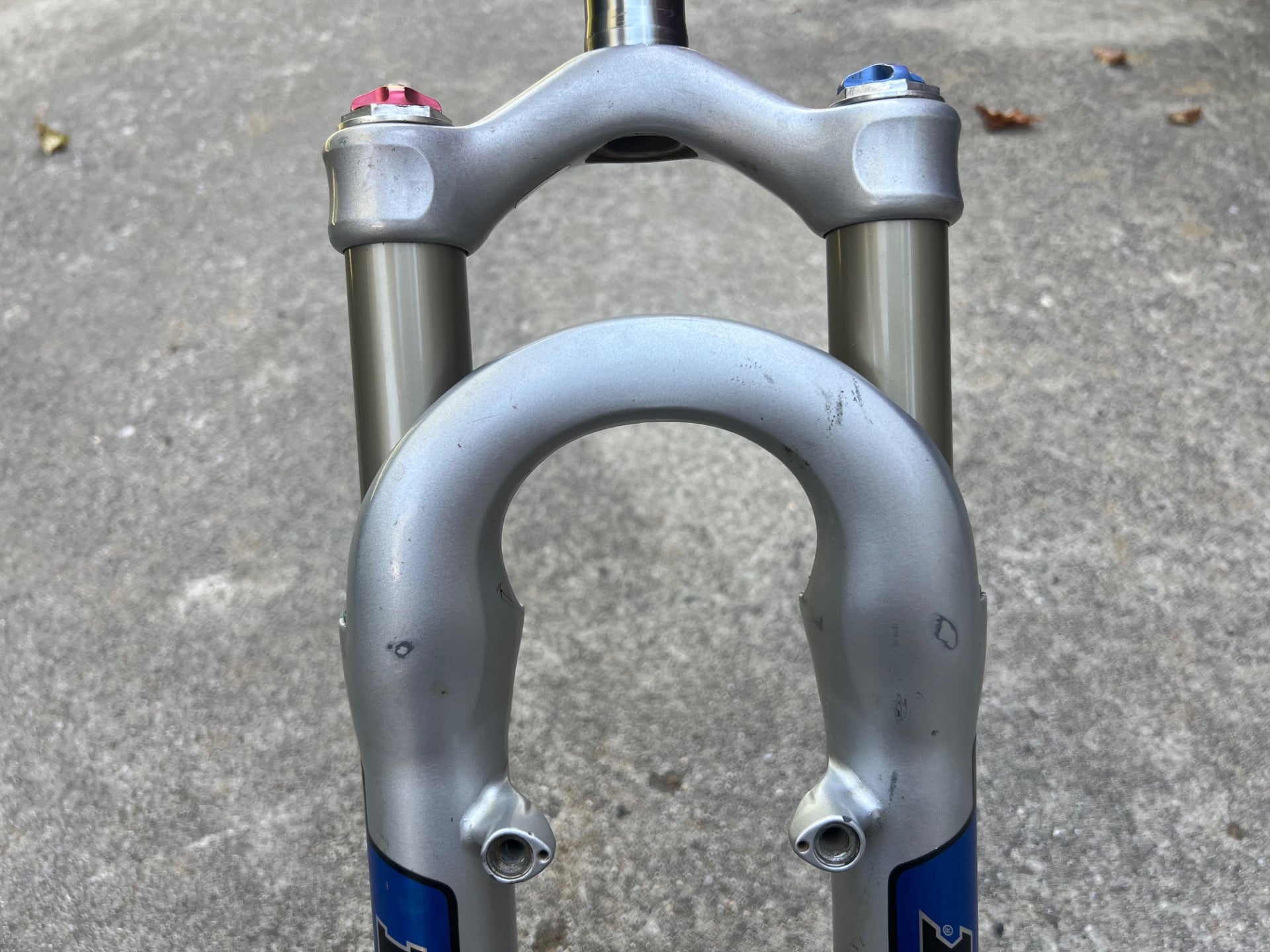 SERVICED FOX F80X 8” 1 1/8” Threadless Fork Terra Logic Disc V Brake Fork MTB   - Image 15