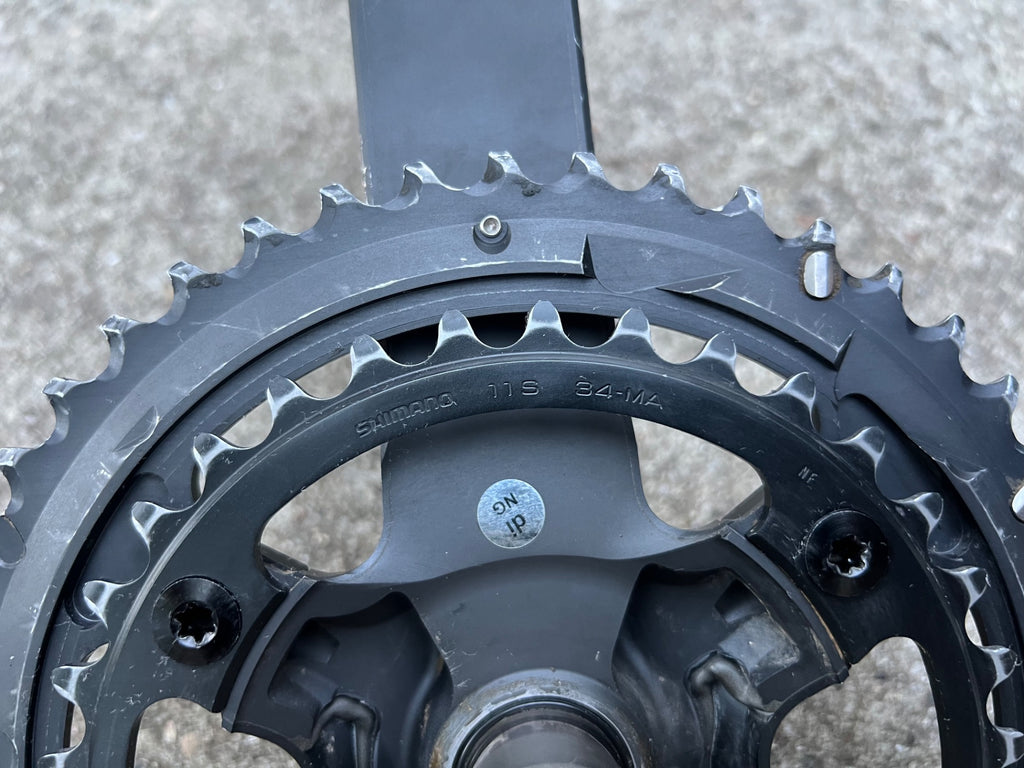 Shimano Ultegra FC-6800 175mm 46/36T 11 Speed Crankset Road Bike Double Gray   - Image 12