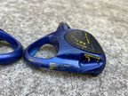 Used Look 256 Vintage Blue Carbon Clipless Pedals Road Bike Gravel Racing Pair-Bicycle Bin