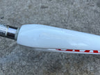 Used Guru Carbon Fork 700c 1 1/8” 8.25” Steerer True Temper White Red Threadless Road-Bicycle Bin