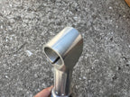 Used Qranc 125x25.4mm Stem 1 1/8” Threadless Silver Aluminum Vintage MTB Mountain-Bicycle Bin