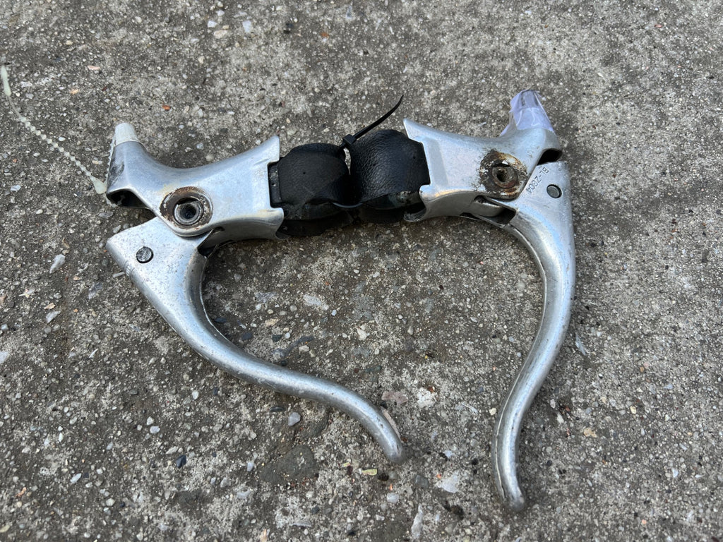 Shimano BL-Z304 Z Series Drop Bar Brake Levers Pair Vintage Retro Silver Road   - Image 9