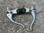 Used Shimano BL-Z304 Z Series Drop Bar Brake Levers Pair Vintage Retro Silver Road-Bicycle Bin