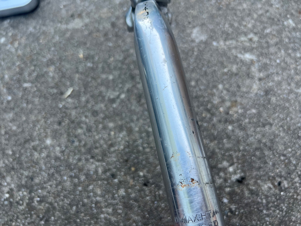 Nitto 65 27.2x210mm Seatpost Vintage Retro Silver Road Gravel Bike Anodized  - Image 9
