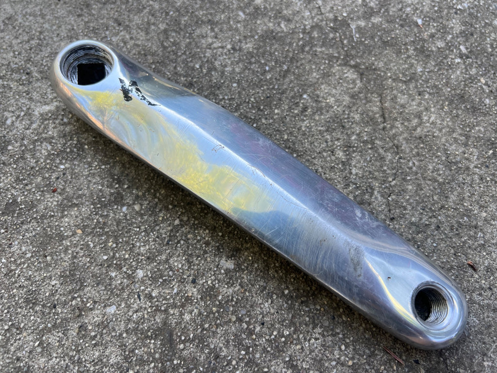 Specialized Strongarm Cranks 104/64 BCD 175mm Silver Triple Vintage MTB Retro - Image 14